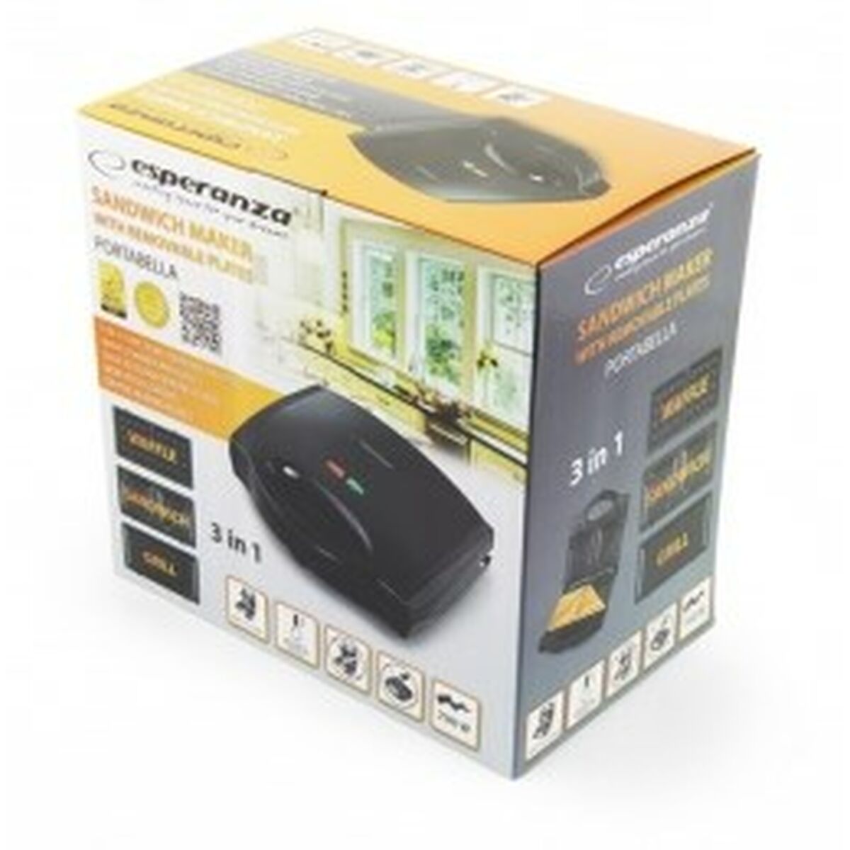 Sanduicheira Esperanza EKT006K Preto 700 W